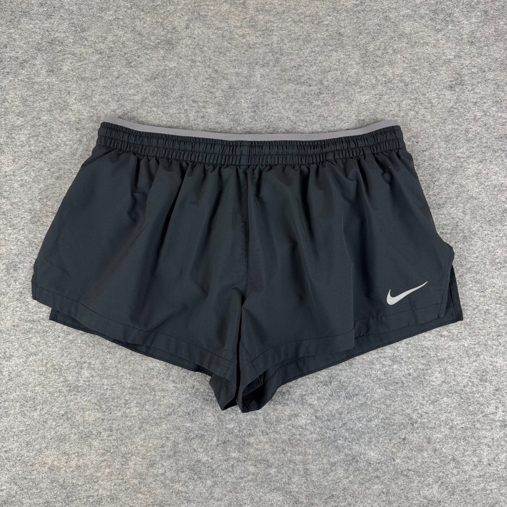 Nike Dri Fit Flex Elevate 3" Running Shorts Lined Black Womens Medium M